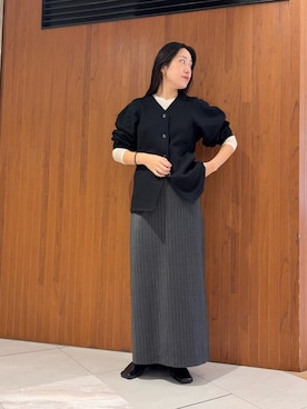 「URBAN RESEARCH（アーバンリサーチ）のアイテム（カーディガン/ボレロ）」を使った、marieさん（レディース・165cm）の秋コーディネート