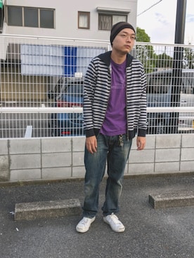 「HYDROGEN（ハイドロゲン）のアイテム」を使った、もちもちさん（メンズ・172cm）の秋コーディネート