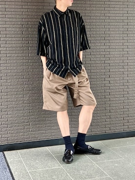 「STYLEMIXER（スタイルミキサー）のアイテム」を使った、kazuさん（メンズ・173cm）の夏コーディネート
