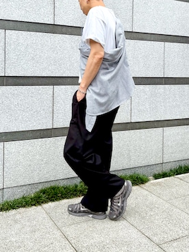 「STYLEMIXER（スタイルミキサー）のアイテム」を使った、kazuさん（メンズ・173cm）の夏コーディネート