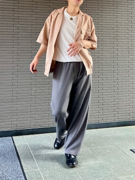 「STYLEMIXER（スタイルミキサー）のアイテム」を使った、kazuさん（メンズ・173cm）の夏コーディネート