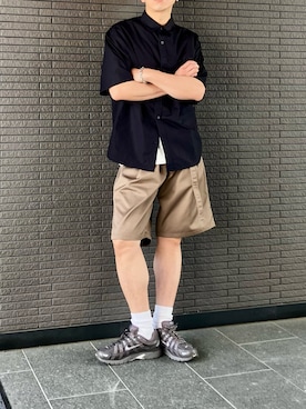 「STYLEMIXER（スタイルミキサー）のアイテム」を使った、kazuさん（メンズ・173cm）の夏コーディネート