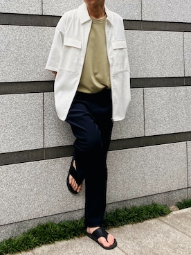 「STYLEMIXER（スタイルミキサー）のアイテム」を使った、kazuさん（メンズ・173cm）の夏コーディネート