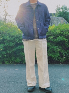 「trackpants」｜服と井上さん（メンズ・163cm）の秋コーディネート