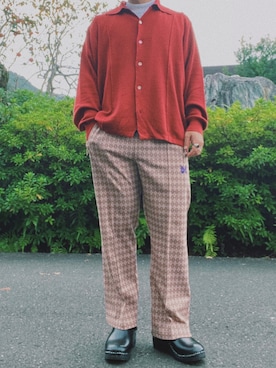 「トロエントープ」｜服と井上さん（メンズ・163cm）の秋コーディネート