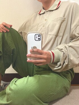 「emi+（エミプラス）のアイテム（パンツ）」を使った、しゅん*さん（レディース・154cm）の秋コーディネート