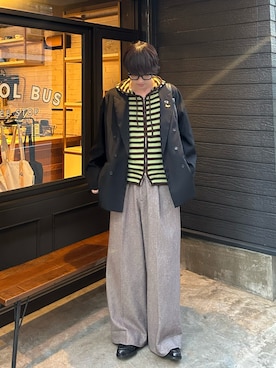 「BEIDELLI（ベイデリー）のアイテム」を使った、レンタロウさん（メンズ・175cm）の冬コーディネート