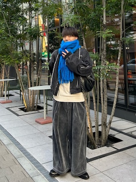 「アイテム（ボディバッグ/ウエストポーチ）」を使った、レンタロウさん（メンズ・175cm）の冬コーディネート