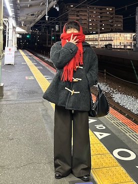 「STANDOIL（スタンドオイル）のアイテム」を使った、レンタロウさん（メンズ・175cm）の冬コーディネート