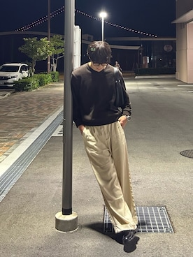 「アイテム（ハンドバッグ）」を使った、レンタロウさん（メンズ・175cm）の秋コーディネート
