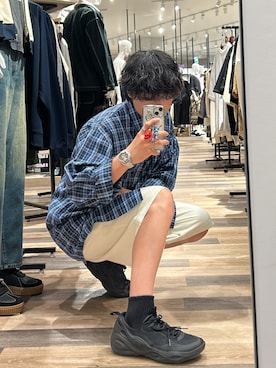 「アイテム（その他シューズ）」を使った、レンタロウさん（メンズ・175cm）の夏コーディネート