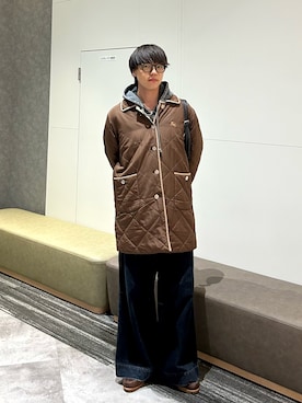 「アイテム（ボディバッグ/ウエストポーチ）」を使った、レンタロウさん（メンズ・175cm）の冬コーディネート