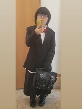 「夢展望（ユメテンボウ）のアイテム」を使った、reiraさん（レディース・145cm）の秋コーディネート