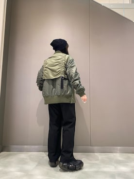 「grounds（グラウンズ）のアイテム」を使った、runaさん（レディース・159cm）の冬コーディネート