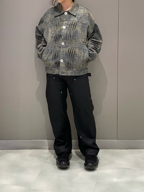 A.F ARTEFACT/エーエフ・アーティファクト/DENIM PIN TUCK BLOUSON