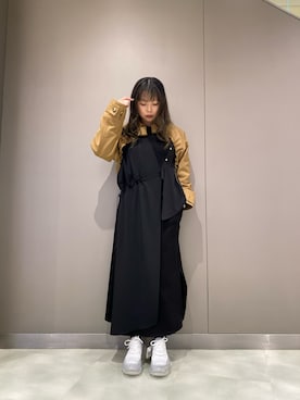「grounds（グラウンズ）のアイテム（シューズ）」を使った、runaさん（レディース・159cm）の冬コーディネート