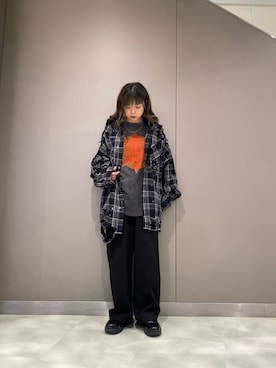 「AKIKOAOKI（アキコアオキ）のアイテム」を使った、runaさん（レディース・159cm）の秋コーディネート