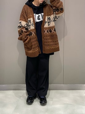 「ROYAL FLASH（ロイヤルフラッシュ）のアイテム（トップス）」を使った、runaさん（レディース・159cm）の秋コーディネート