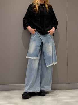 「ROYAL FLASH（ロイヤルフラッシュ）のアイテム」を使った、runaさん（レディース・160cm）の夏コーディネート