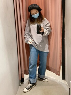 「ISAMU KATAYAMA BACKLASH（イサムカタヤマバックラッシュ）のアイテム（帽子）」を使った、runaさん（レディース・159cm）の夏コーディネート