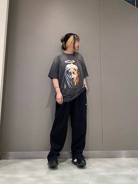 「grounds（グラウンズ）のアイテム」を使った、runaさん（レディース・159cm）の春コーディネート