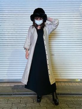 「KMRii（ケムリ）のアイテム（ワンピース/ドレス）」を使った、runaさん（レディース・159cm）の秋コーディネート