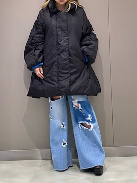 「ROYAL FLASH（ロイヤルフラッシュ）のアイテム」を使った、runaさん（レディース・159cm）の冬コーディネート