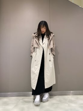 「grounds（グラウンズ）のアイテム（シューズ）」を使った、runaさん（レディース・159cm）の冬コーディネート