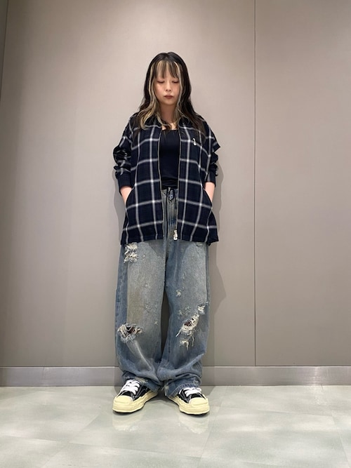 FR(13)NDS /フレンズ/HDKダメージワイドパンツ takato着用 FR(13)NDS /フレンズ/HDKダメージワイドパンツ（デニムパンツ）｜FR(13