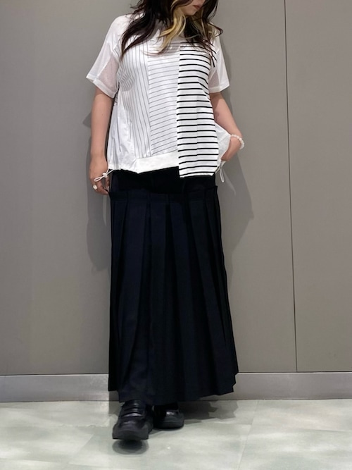 セール】AULA AILA/アウラアイラ/別注ボックスプリーツスカート
