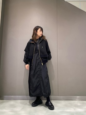 「AKIKOAOKI（アキコアオキ）のアイテム」を使った、runaさん（レディース・159cm）の秋コーディネート