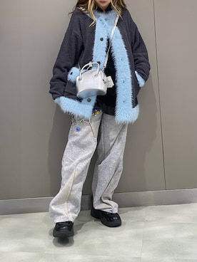 runaさん（レディース・159cm）の冬コーディネート