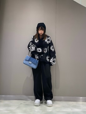 「grounds（グラウンズ）のアイテム」を使った、runaさん（レディース・159cm）の冬コーディネート