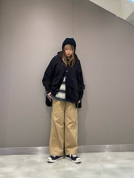 「ROYAL FLASH（ロイヤルフラッシュ）のアイテム」を使った、runaさん（レディース・159cm）の春コーディネート