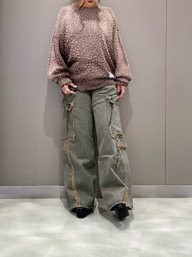 「ROYAL FLASH（ロイヤルフラッシュ）のアイテム（トップス）」を使った、runaさん（レディース・159cm）の秋コーディネート