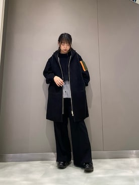 「grounds（グラウンズ）のアイテム」を使った、runaさん（レディース・159cm）の秋コーディネート