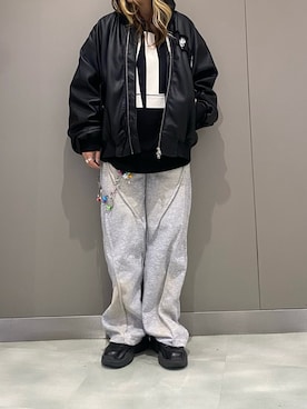 runaさん（レディース・159cm）の冬コーディネート