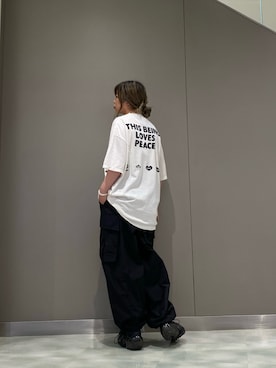 「grounds（グラウンズ）のアイテム」を使った、runaさん（レディース・159cm）の夏コーディネート