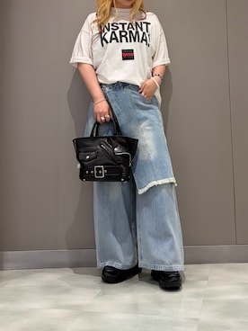 「ROYAL FLASH（ロイヤルフラッシュ）のアイテム」を使った、runaさん（レディース・160cm）の夏コーディネート