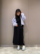 プロフ必読☆AULA AILA☆チュールレース☆ブルゾン☆オーバーサイズ AULA AILA（アウラアイラ）の「AULA AILA（アウラ アイラ）別注