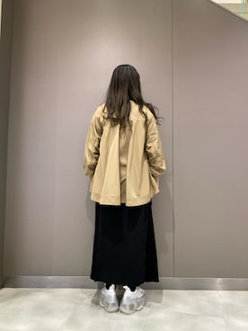 「grounds（グラウンズ）のアイテム（シューズ）」を使った、runaさん（レディース・159cm）の冬コーディネート