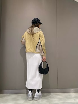 「grounds（グラウンズ）のアイテム（シューズ）」を使った、runaさん（レディース・159cm）の春コーディネート