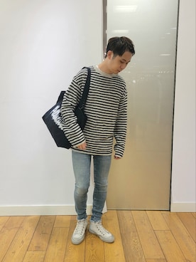 「キャンバストート」｜Naoya 〈相互フォロー〉さん（メンズ・168cm）の秋コーディネート