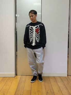 「ALLSAINTS（オールセインツ）のアイテム」を使った、Naoya 〈相互フォロー〉さん（メンズ・168cm）の秋コーディネート