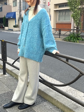 「POU DOU DOU（プードゥドゥ）のアイテム」を使った、okyさん（レディース・163cm）の秋コーディネート