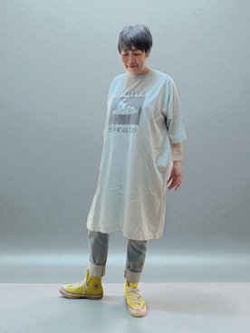 「ジーパン」｜未央  ‪ ‪ さん（レディース・169cm）の秋コーディネート