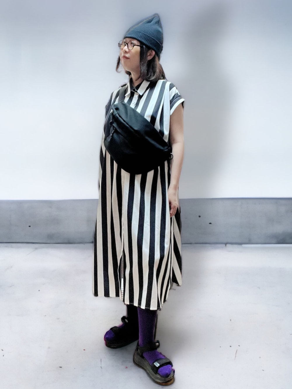 manana suerte（マニャーナスエルテ）の「DOT/STRIPE シャツ