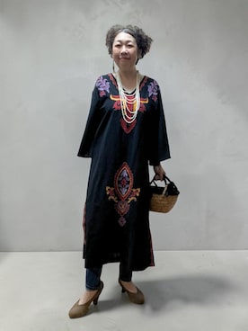 「ネックレス」｜未央  ‪ ‪ さん（レディース・170cm）の春コーディネート