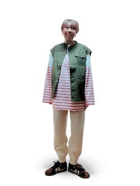 「アイテム（ベスト）」を使った、未央  ‪ ‪ さん（レディース・170cm）の秋コーディネート