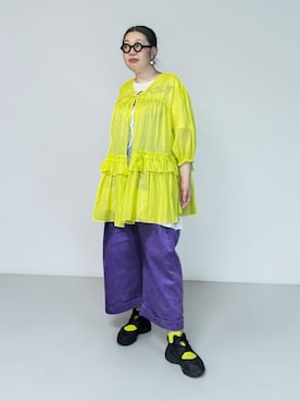 「RNA（アールエヌエー）のアイテム」を使った、未央  ‪ ‪ さん（レディース・169cm）の秋コーディネート